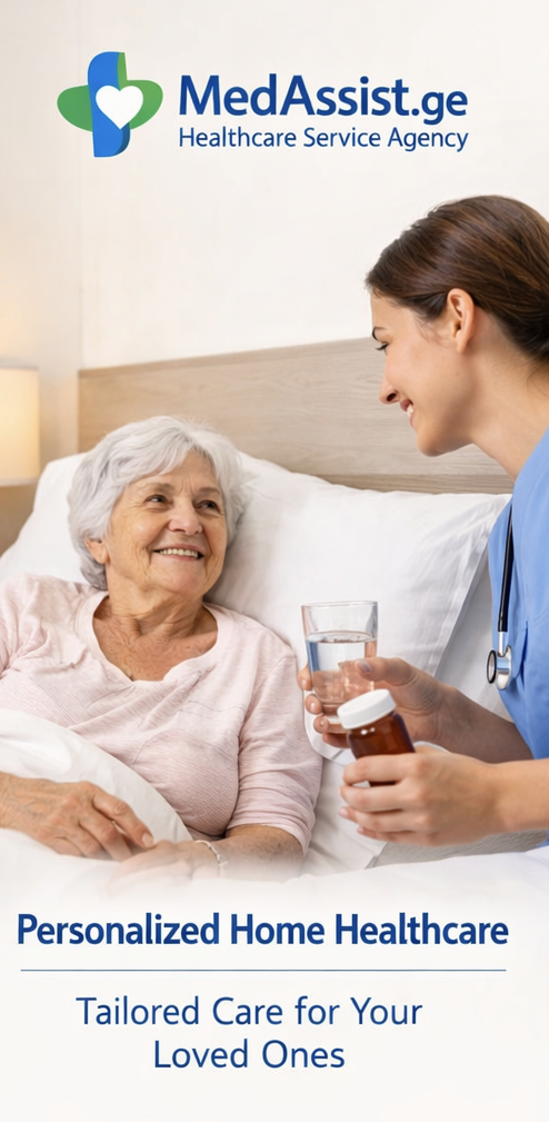 Nurse assisting a patient